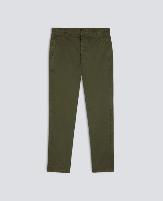 COTTON GABARDINE CHINOS - VERDE - ASPESI