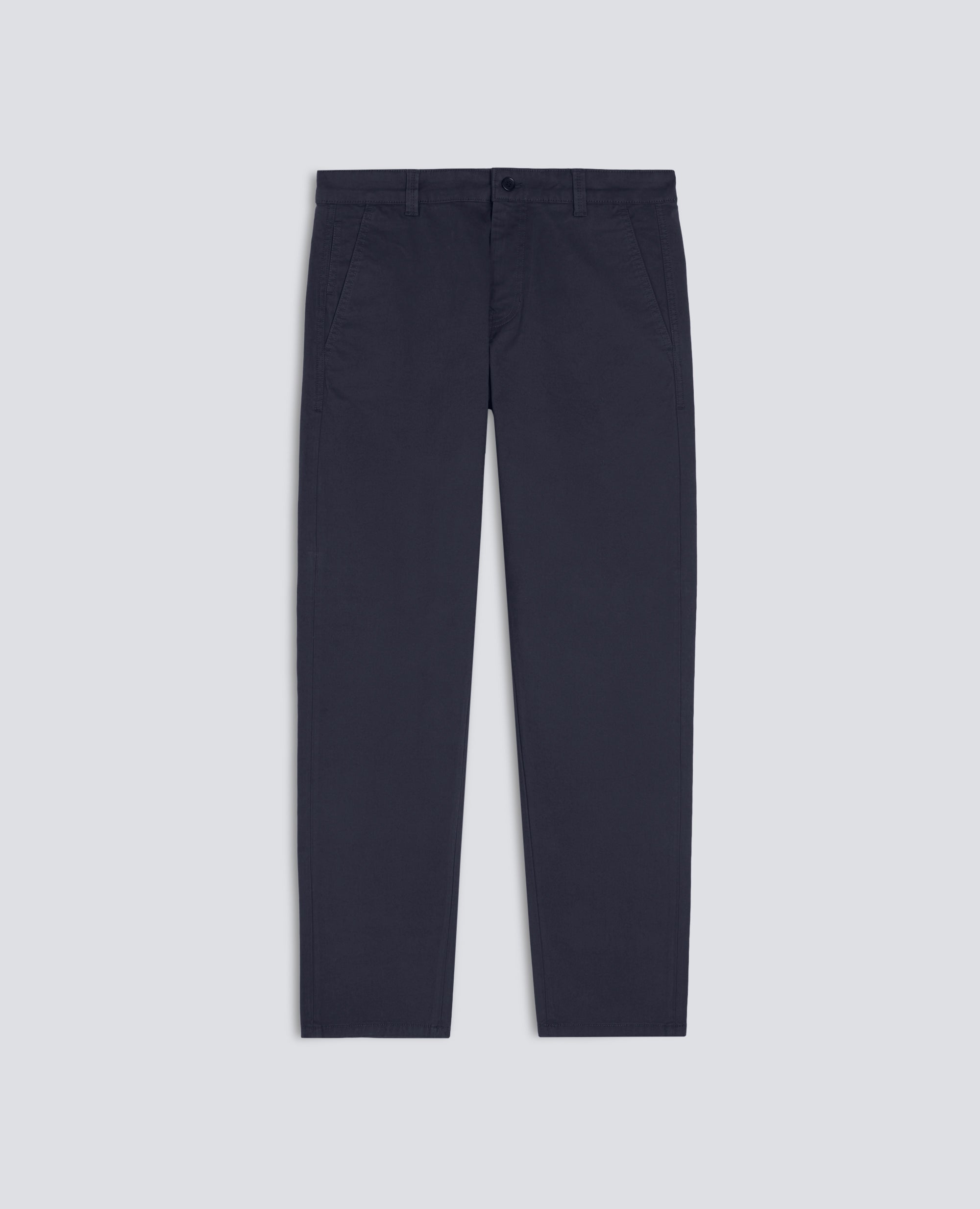 COTTON GABARDINE CHINOS - BLUE - ASPESI