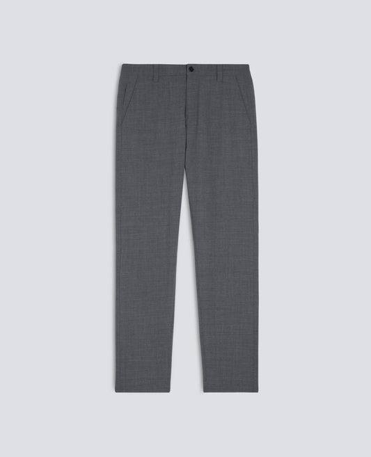 TECNOLANA FLANNEL COMFORT CHINO TROUSERS - GREY - ASPESI
