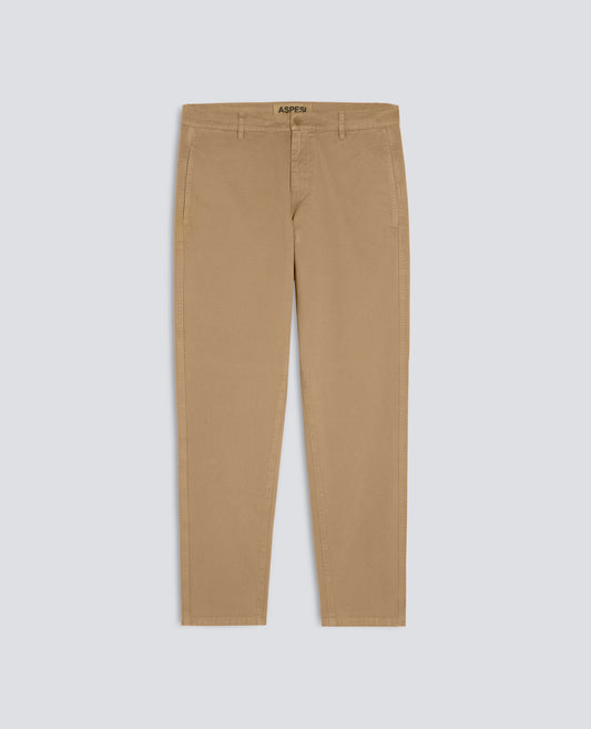 COTTON GABARDINE CHINOS - BEIGE - ASPESI