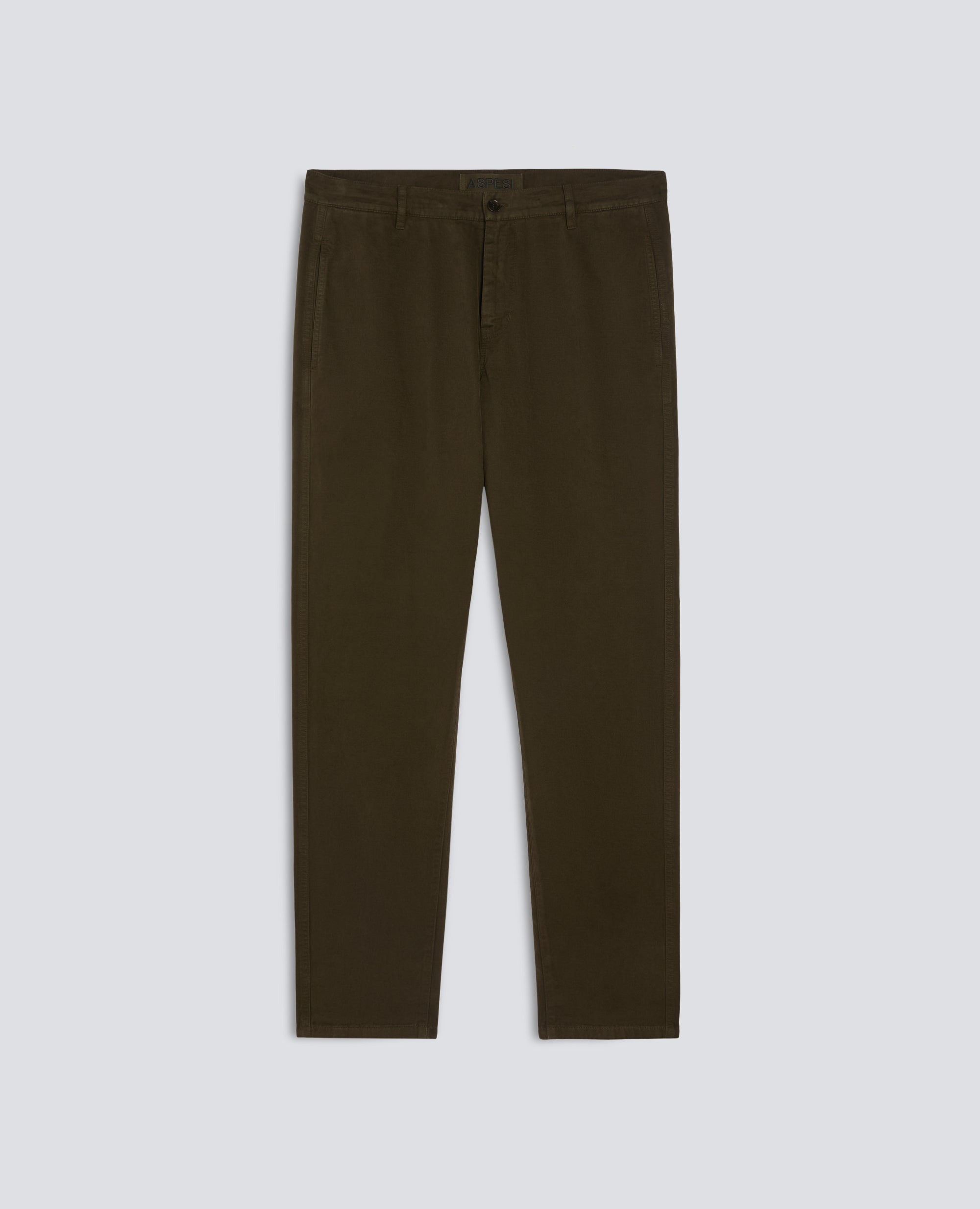 PANTALON CHINO DE GABARDINA DE ALGODON - VERDE - ASPESI
