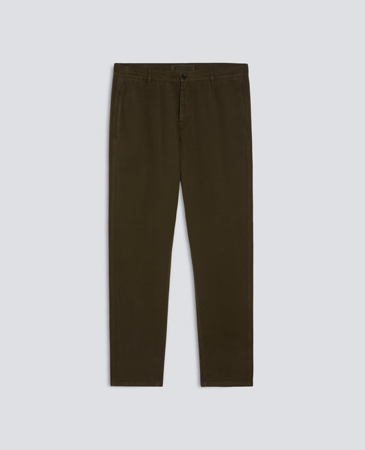 COTTON GABARDINE CHINOS - GREEN - ASPESI