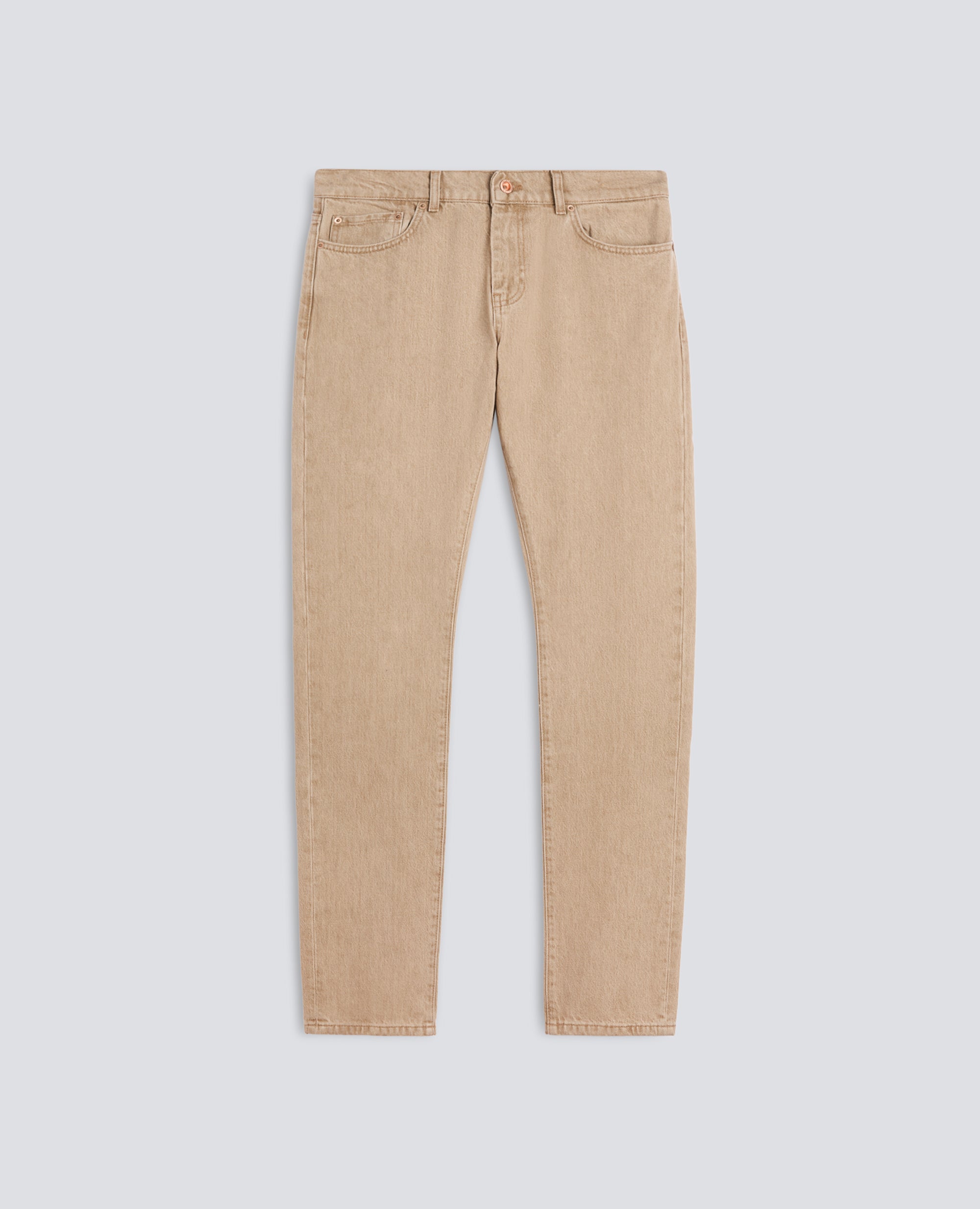 PANTALONE IN DENIM DI COTONE - BEIGE - ASPESI