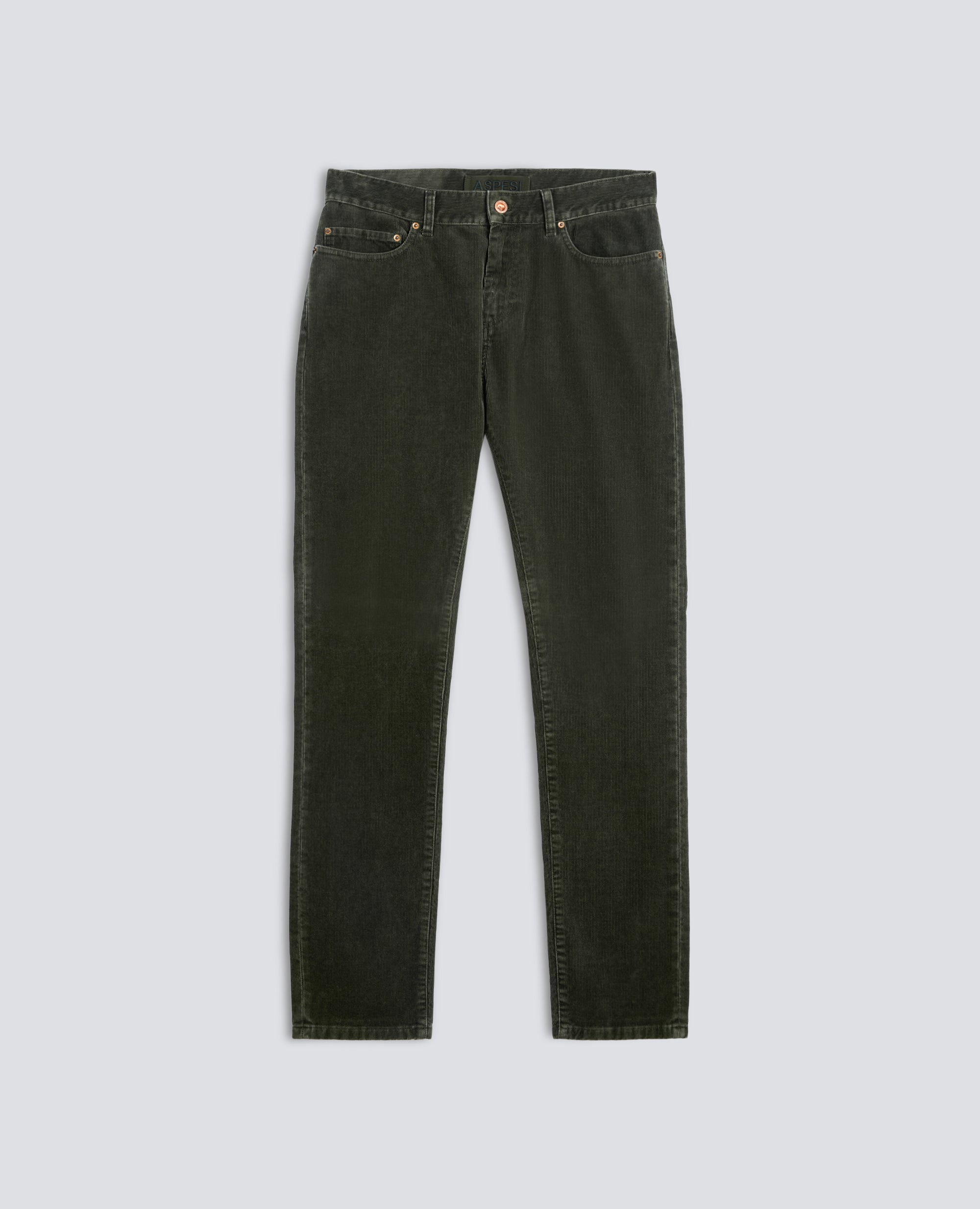 JEANS CINQUE TASCHE IN DENIM UOMO - VERDE - ASPESI