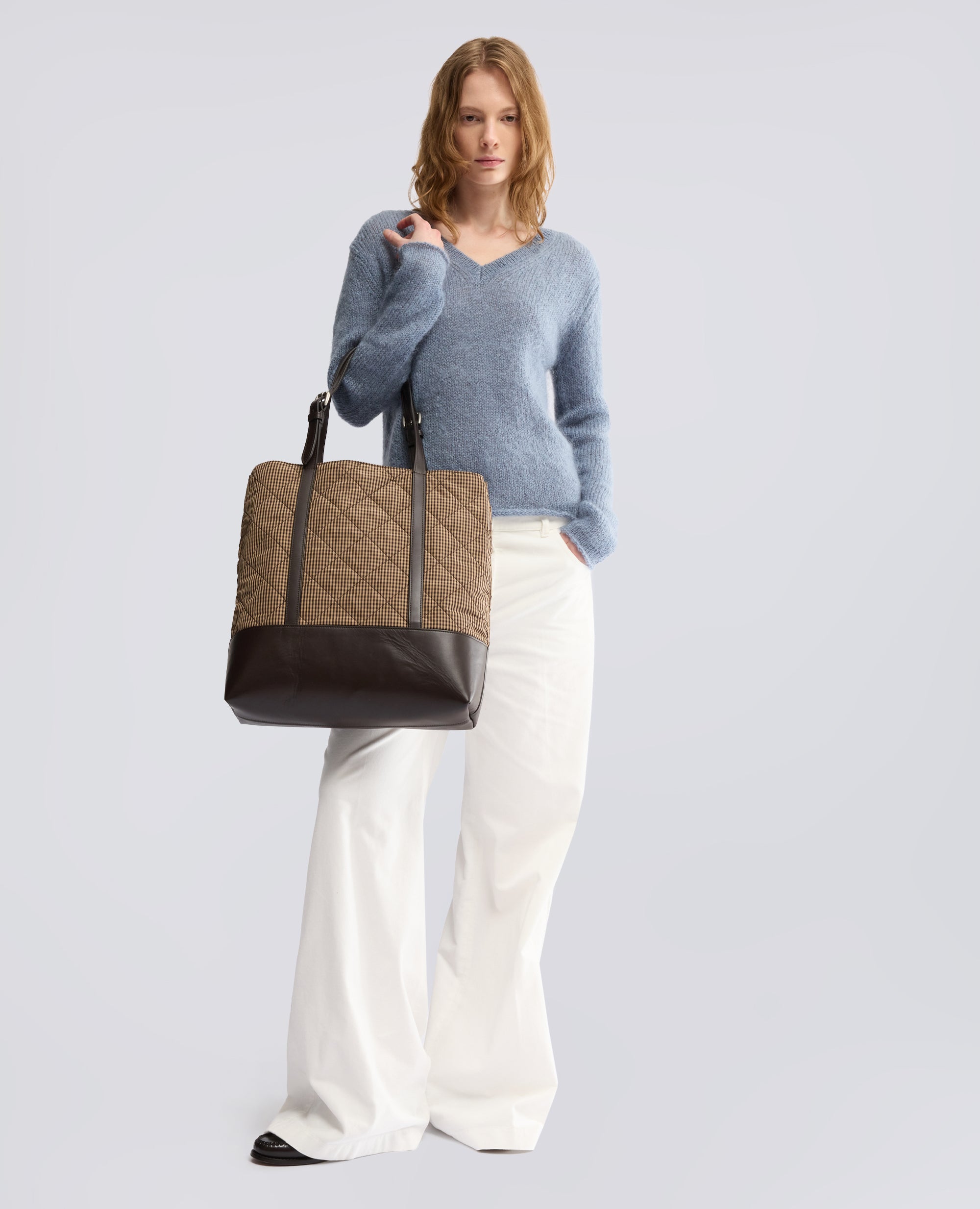 SAC MATELASSE EN TAFFETAS - MULTICOLEUR - ASPESI