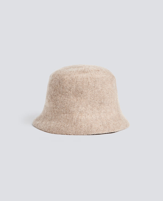 CAPPELLO IN LANA E CASHMERE - BEIGE - ASPESI