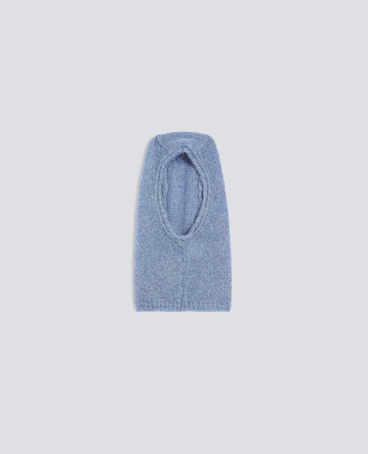 BALACLAVA IN MOHAIR E LANA - AZZURRO - ASPESI