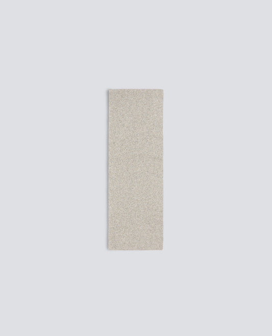 RIBBED WOOL SCARF - BEIGE - ASPESI