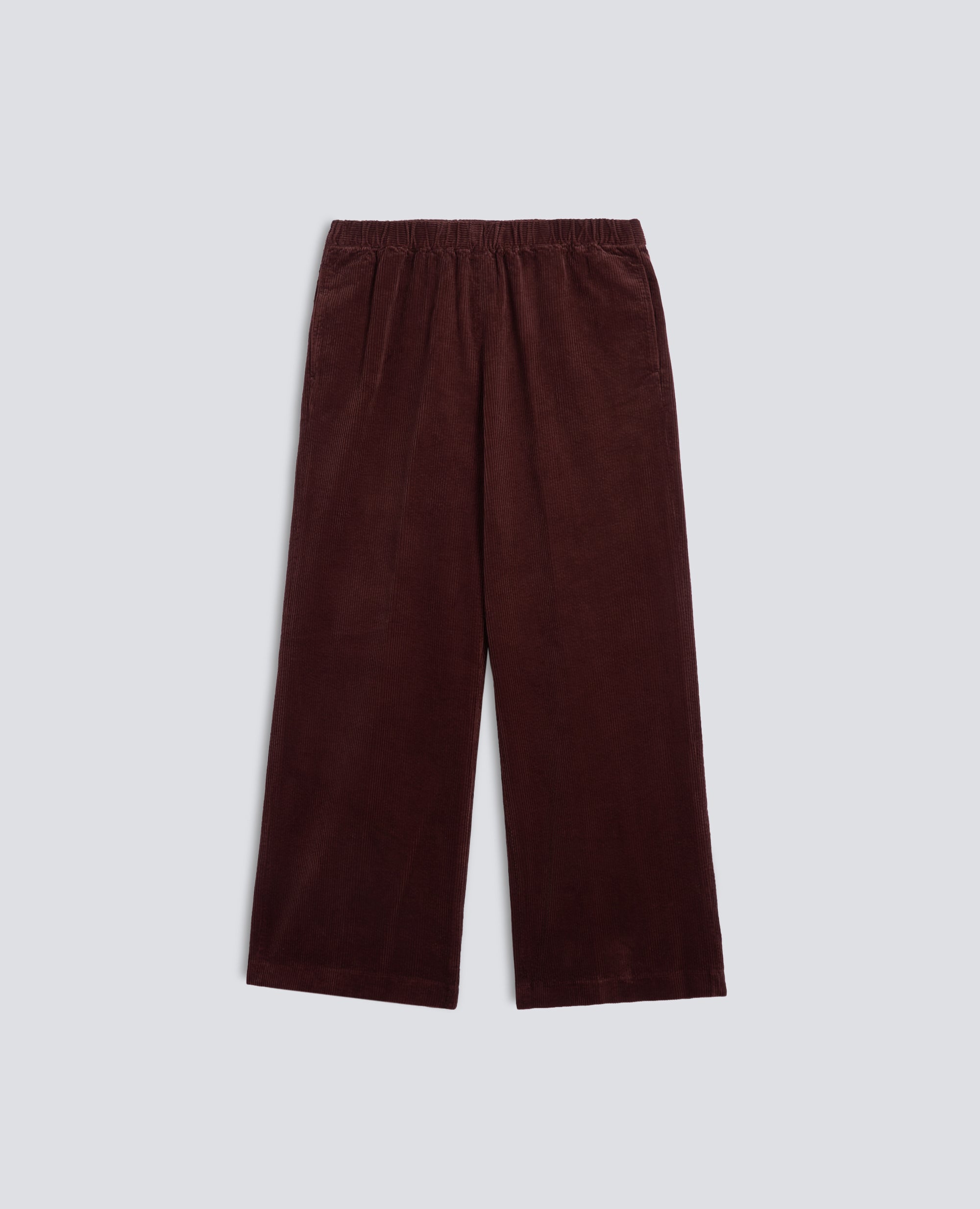 HOSE AUS CORDSAMT MIT GUMMIZUG - ROSSO - ASPESI