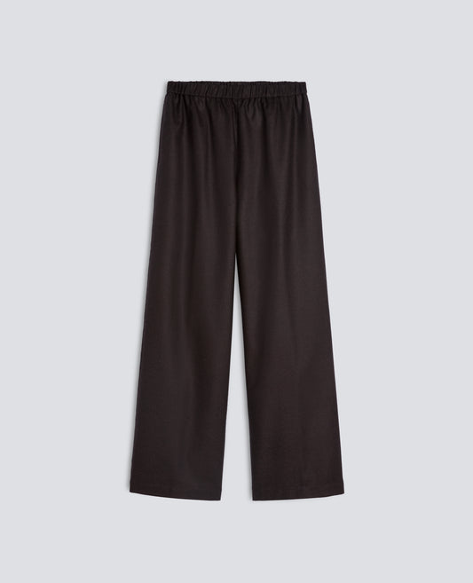 PANTALONI IN MISTO LANA E CASHMERE - MARRONE - ASPESI