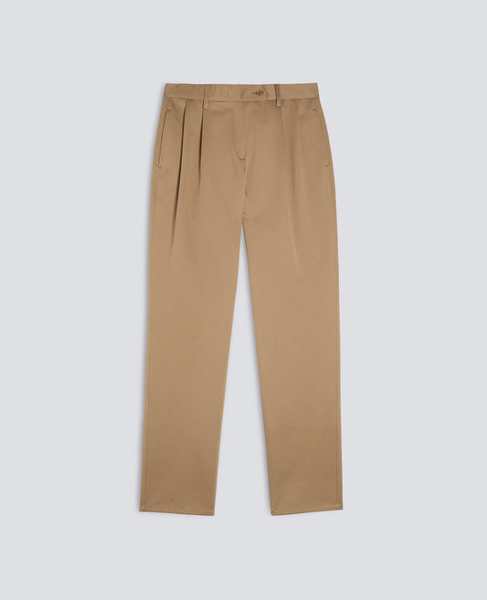PANTALONE IN GABARDINE DI COTONE - BEIGE - ASPESI