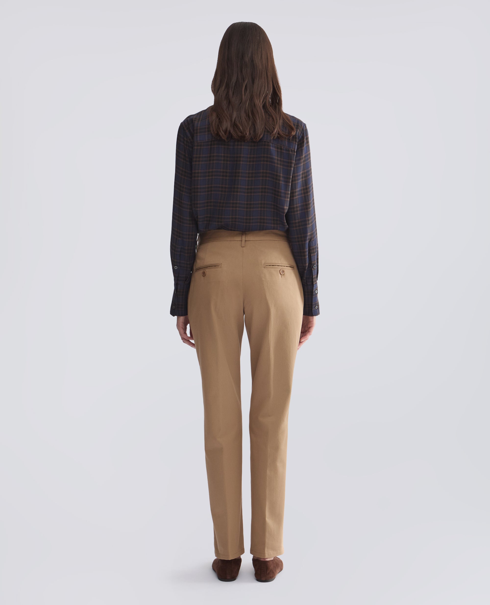 PANTALONE IN GABARDINE DI COTONE - BEIGE - ASPESI