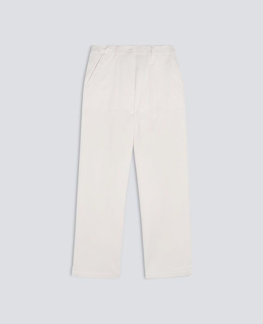 PANTALONE IN GABARDINE DI COTONE - NATURALE - ASPESI