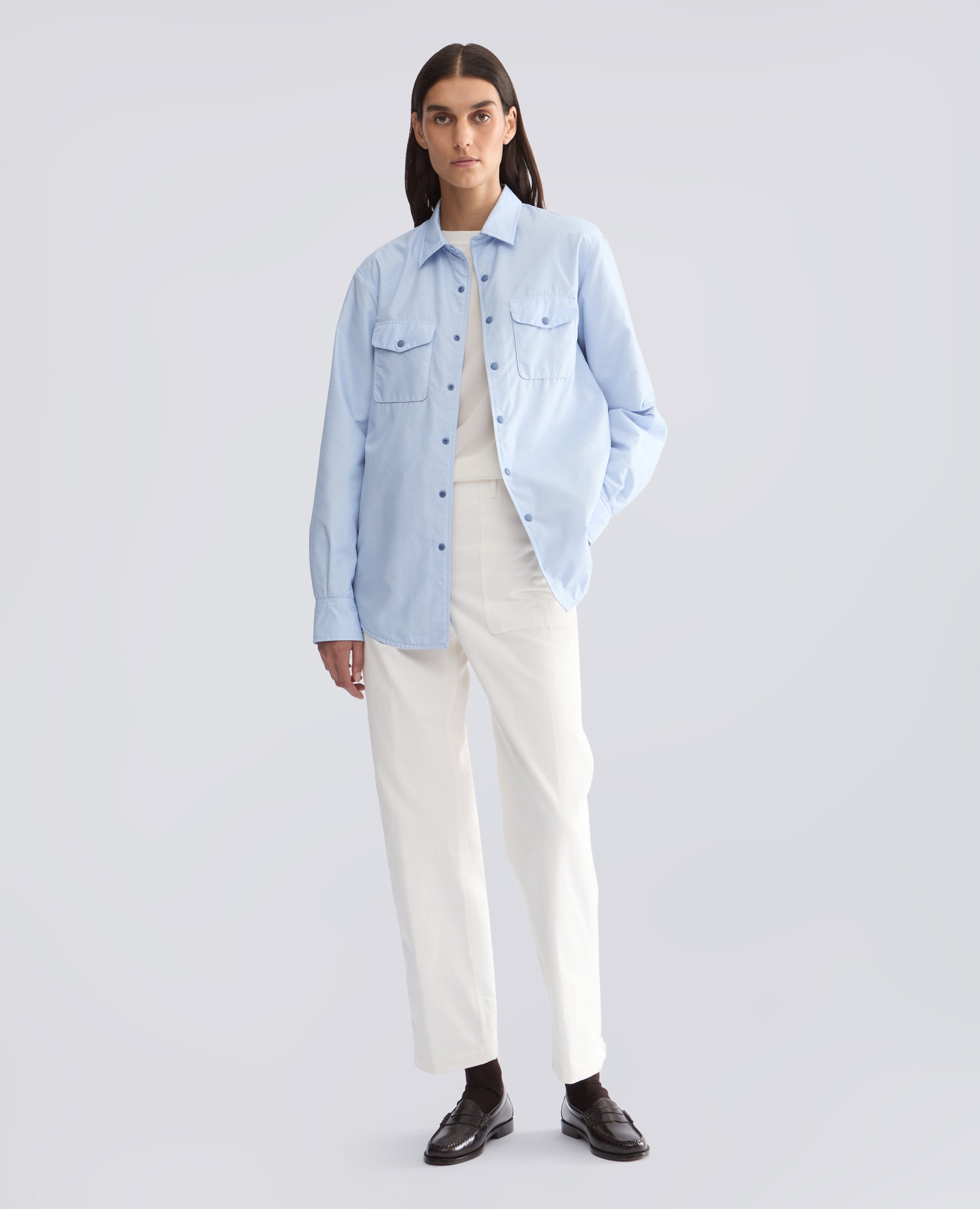 PANTALONE IN GABARDINE DI COTONE - NATURALE - ASPESI