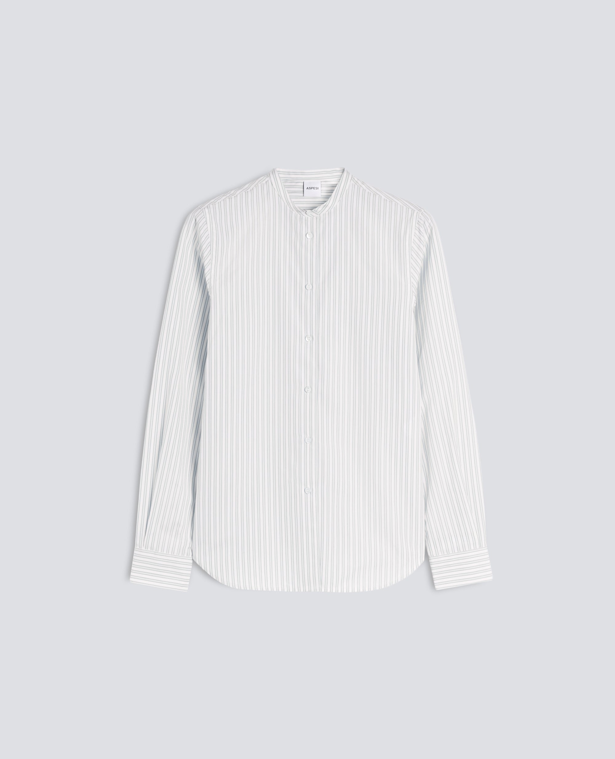 HEMD AUS BAUMWOLL-POPELINE MIT BUTTON-DOWN-KRAGEN - GRUN - ASPESI