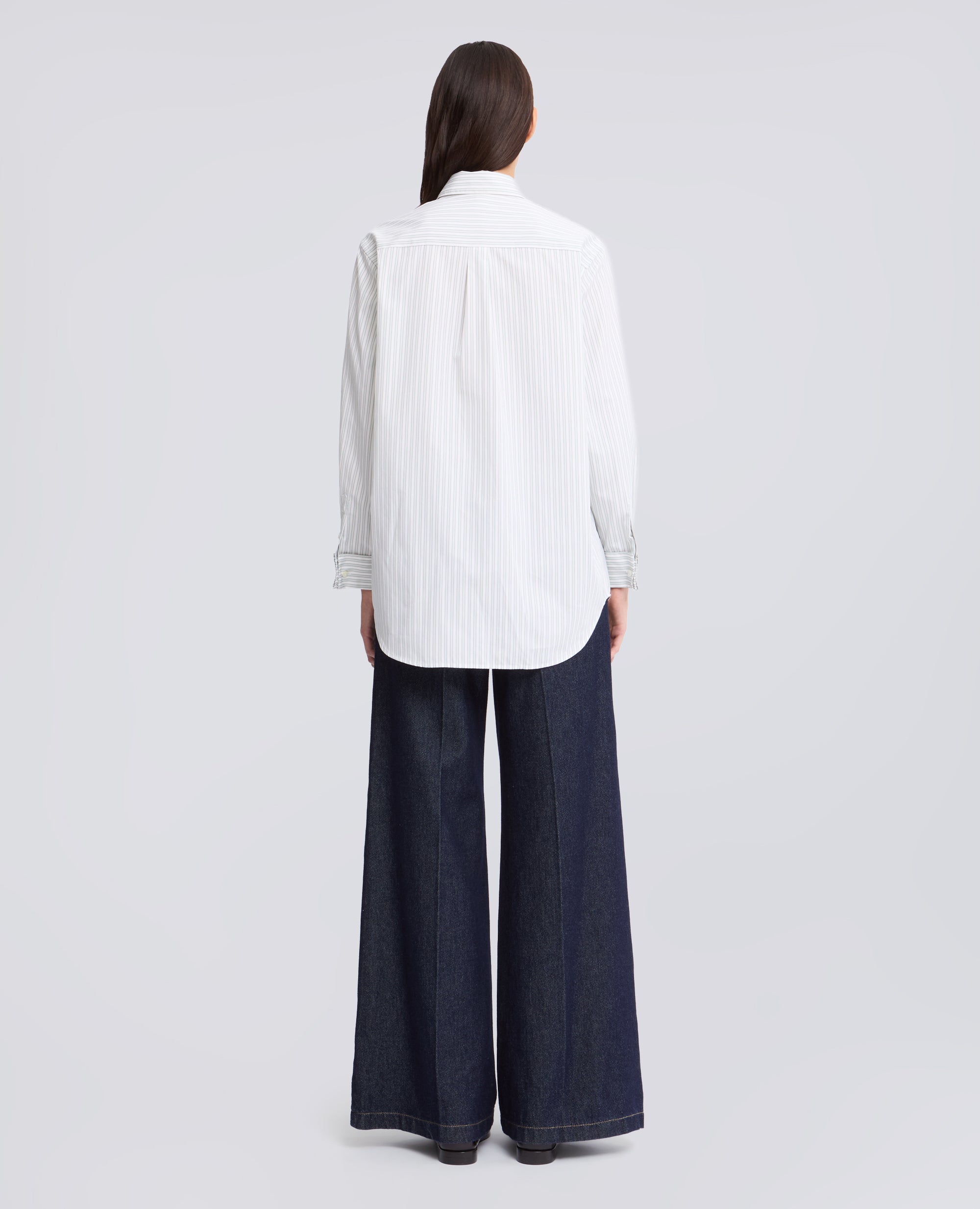 HEMD AUS BAUMWOLL-POPELINE MIT BUTTON-DOWN-KRAGEN - GRUN - ASPESI
