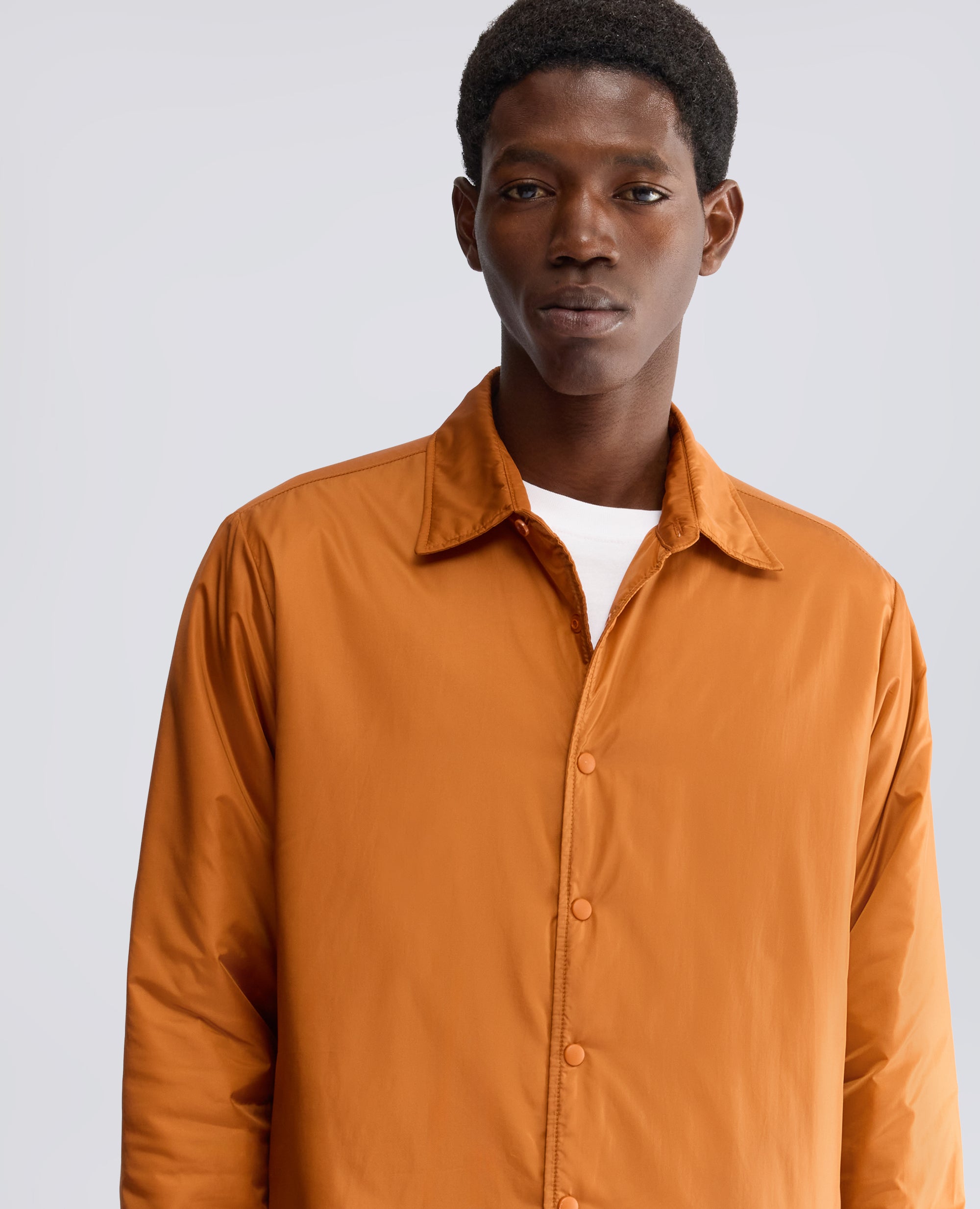 CAMICIA IN IN NYLON IMBOTTITA - ARANCIO - ASPESI
