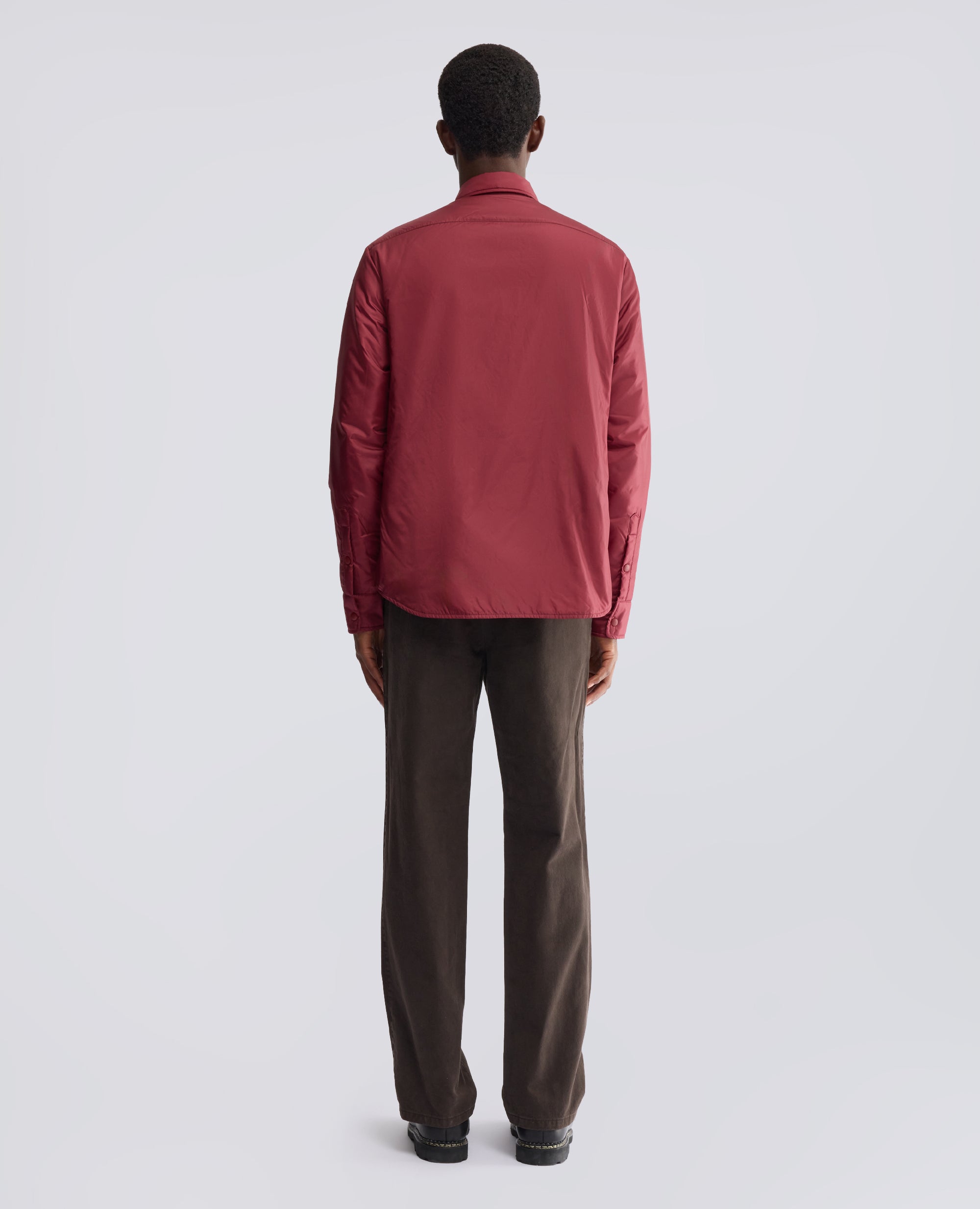 WATTIERTES HEMD AUS NYLON - ROT - ASPESI