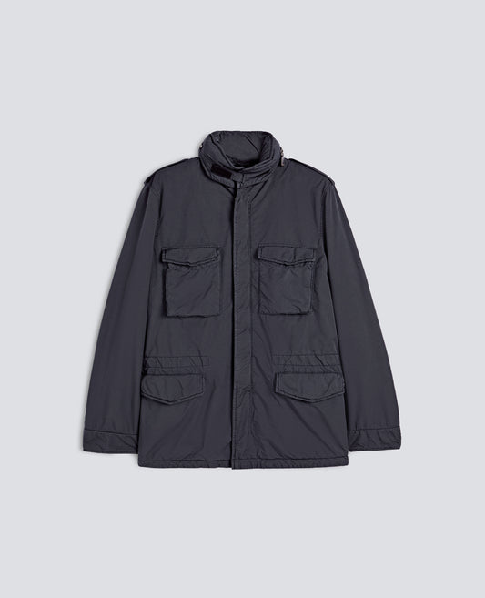 NEW CAMP WATER-REPELLENT NYLON BLEND FIELD JACKET - GREY - ASPESI