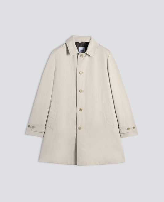 IMPERMEABLE VODKA EN TOILE DE COTON MELANGE AVEC OUATE THERMORE® - BEIGE - ASPESI