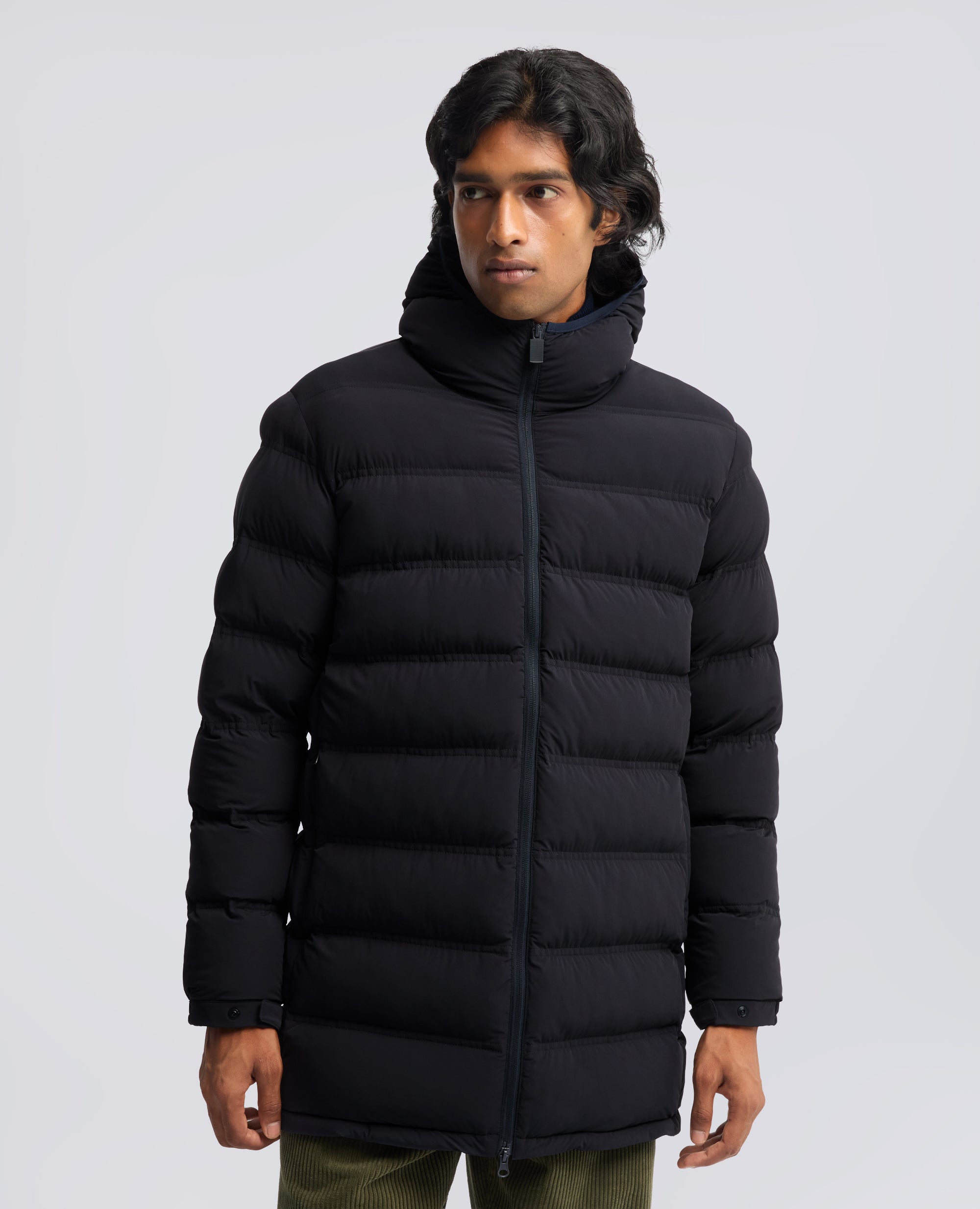 WATTIERTER PARKA AUS NYLON - BLAU - ASPESI