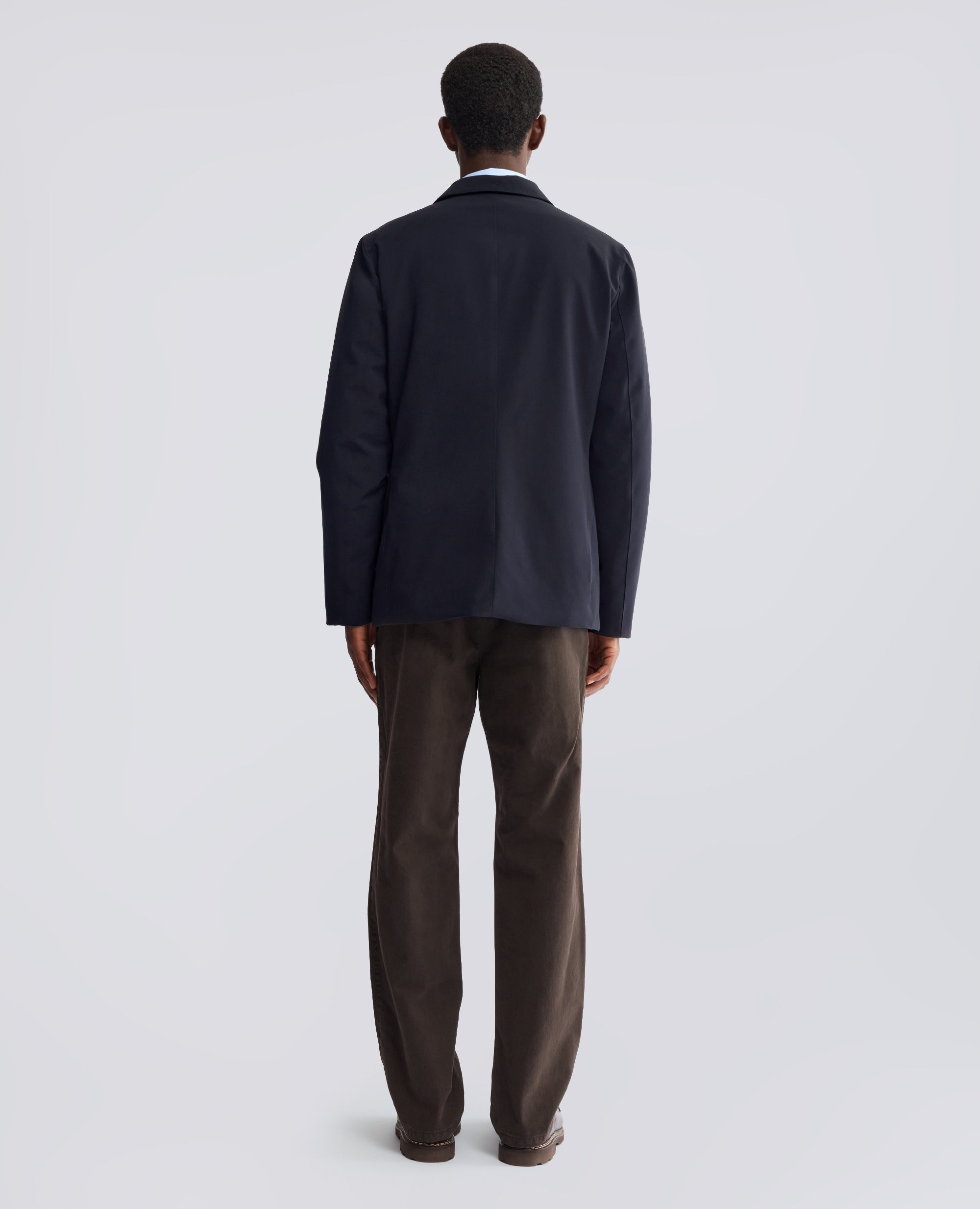 GIACCA IN TWILL DI POLIESTERE - BLU - ASPESI