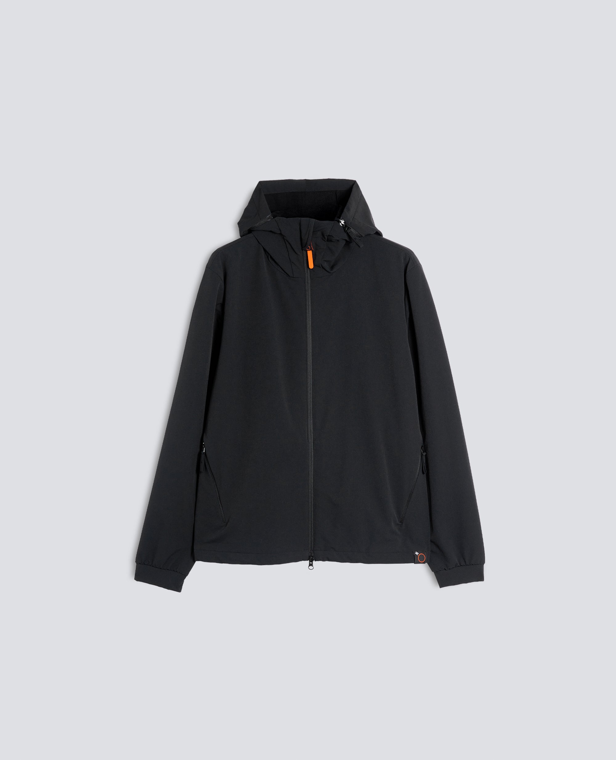 UNGEFUTTERTES BLOUSON AUS COMFORT-NYLON - SCHWARZ - ASPESI