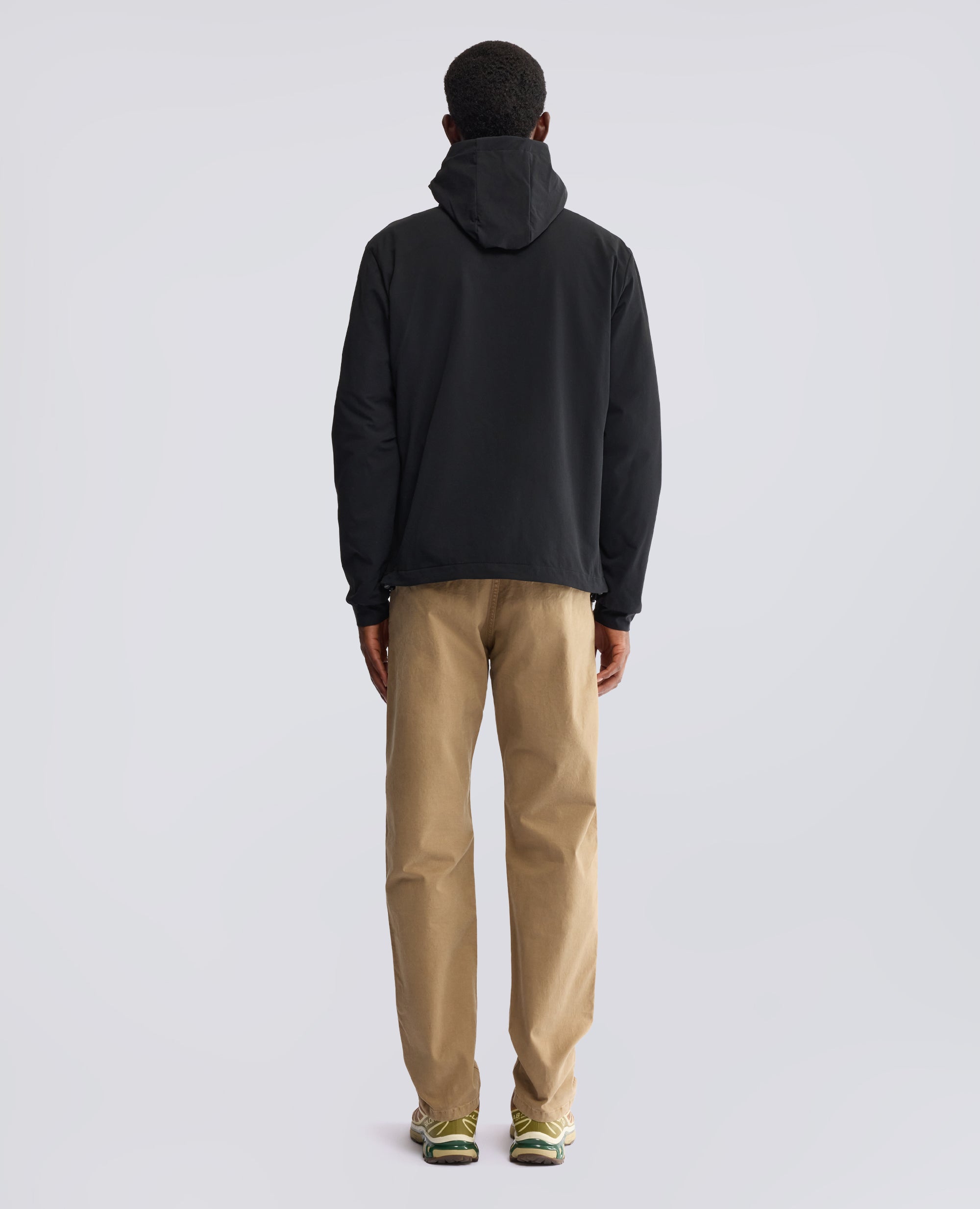 UNGEFUTTERTES BLOUSON AUS COMFORT-NYLON - SCHWARZ - ASPESI