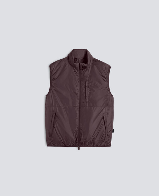 GILET JIL IN NYLON - MARRONE - ASPESI