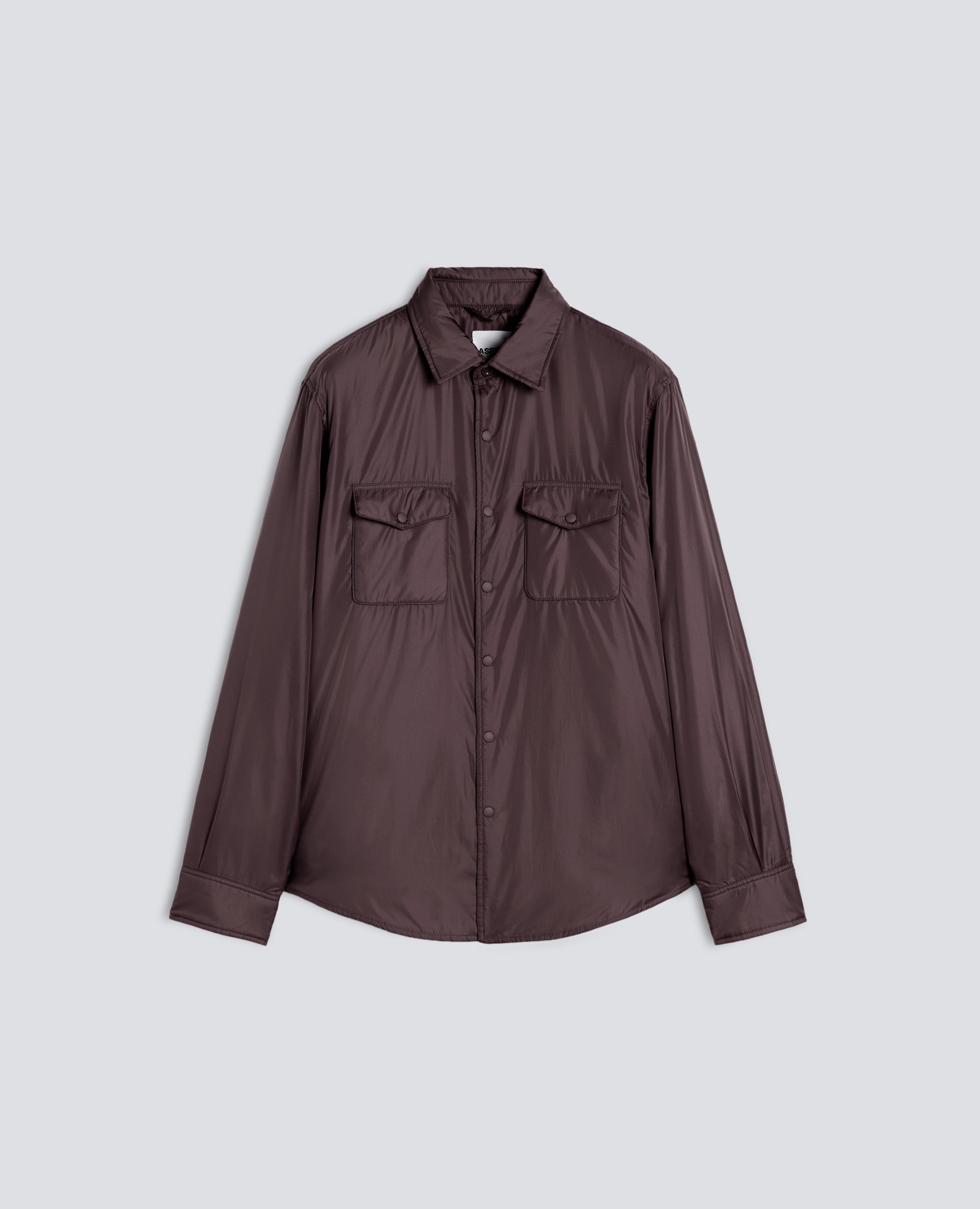 13PIU NYLON SHIRT WITH THERMORE® WADDING - BROWN - ASPESI
