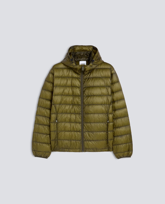 WATTIERTE JACKE AUS NYLON - VERDE - ASPESI