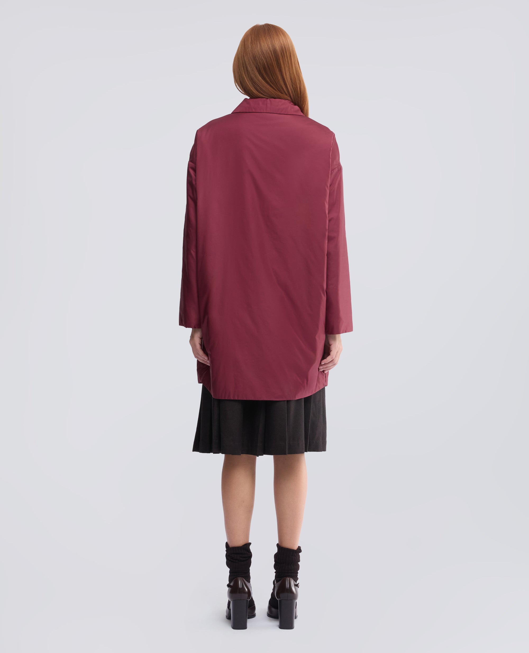 CAPPOTTO IN NYLON IMBOTTITO IN OVATTA THERMORE - ROSSO - ASPESI
