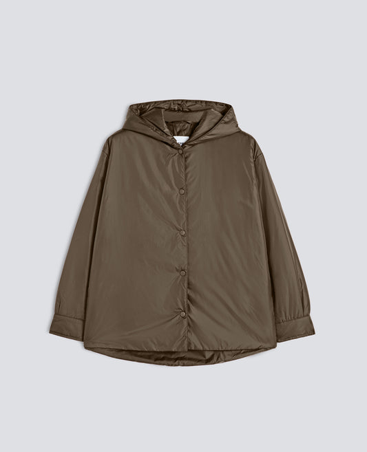 GIUBBOTTO IN NYLON IMBOTTITO CON OVATTA THERMORE - VERDE - ASPESI