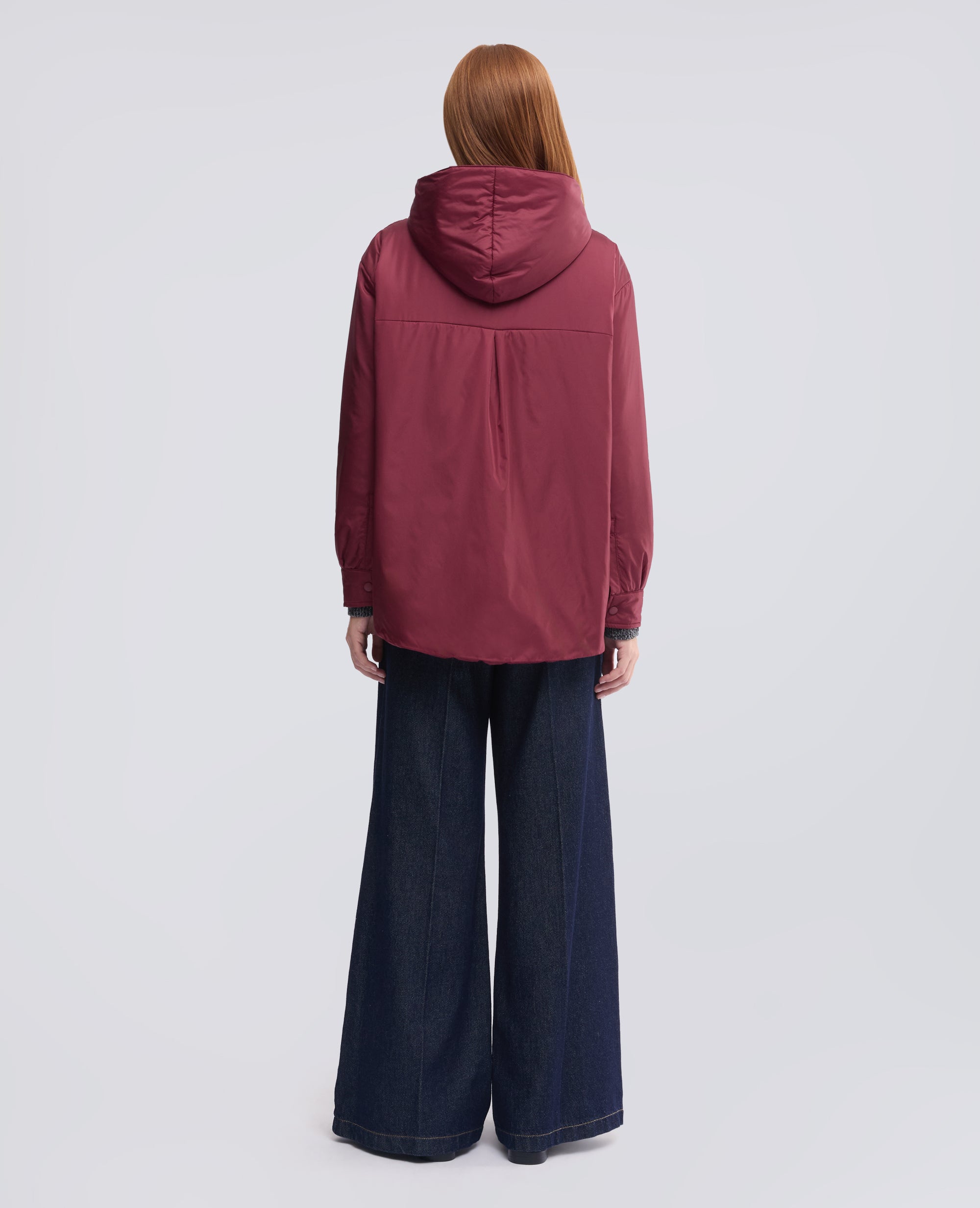 GIUBBOTTO IN NYLON IMBOTTITO CON OVATTA THERMORE - ROSSO - ASPESI