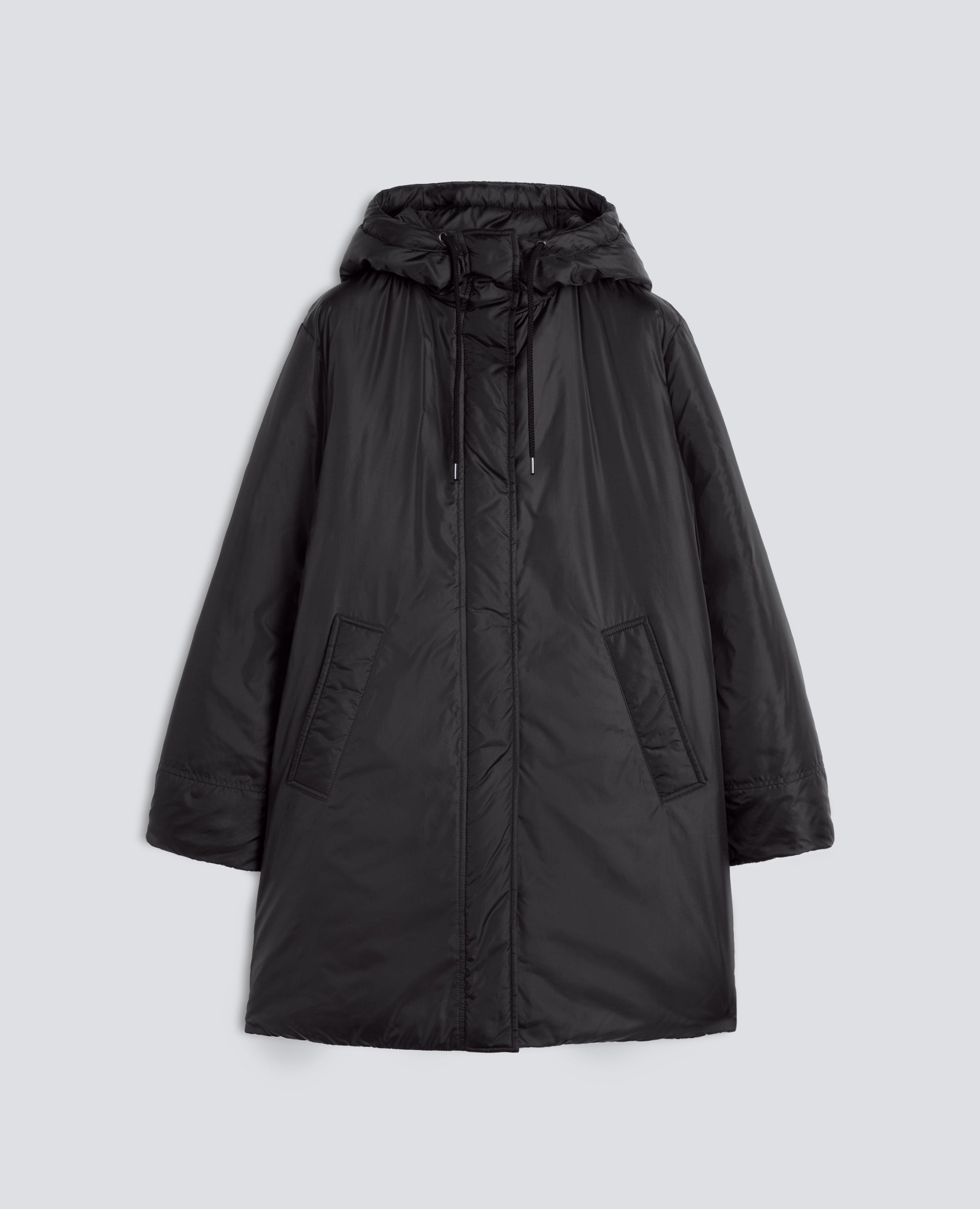 PARKA IN NYLON IMBOTTITO CON OVATTA - NERO - ASPESI