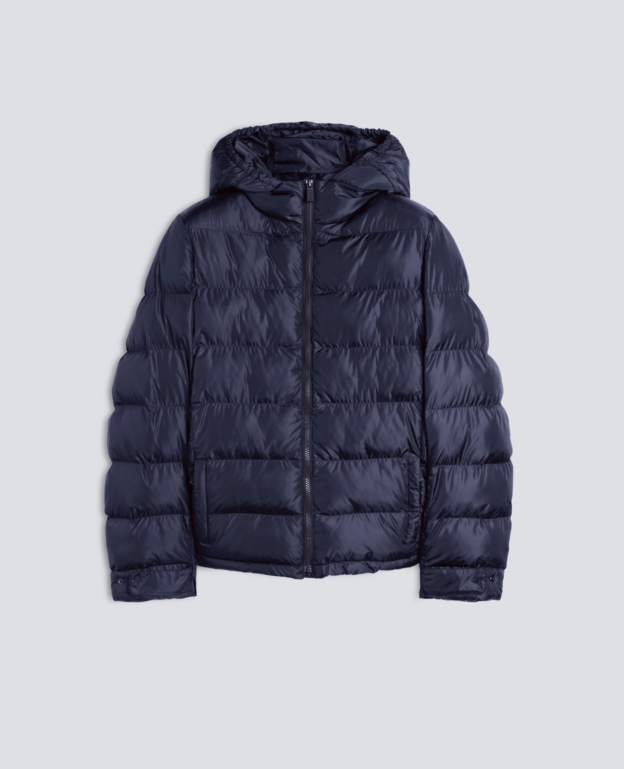 GIUBBOTTO TRAPUNTATO IN NYLON IMBOTTITO IN OVATTA - BLU - ASPESI