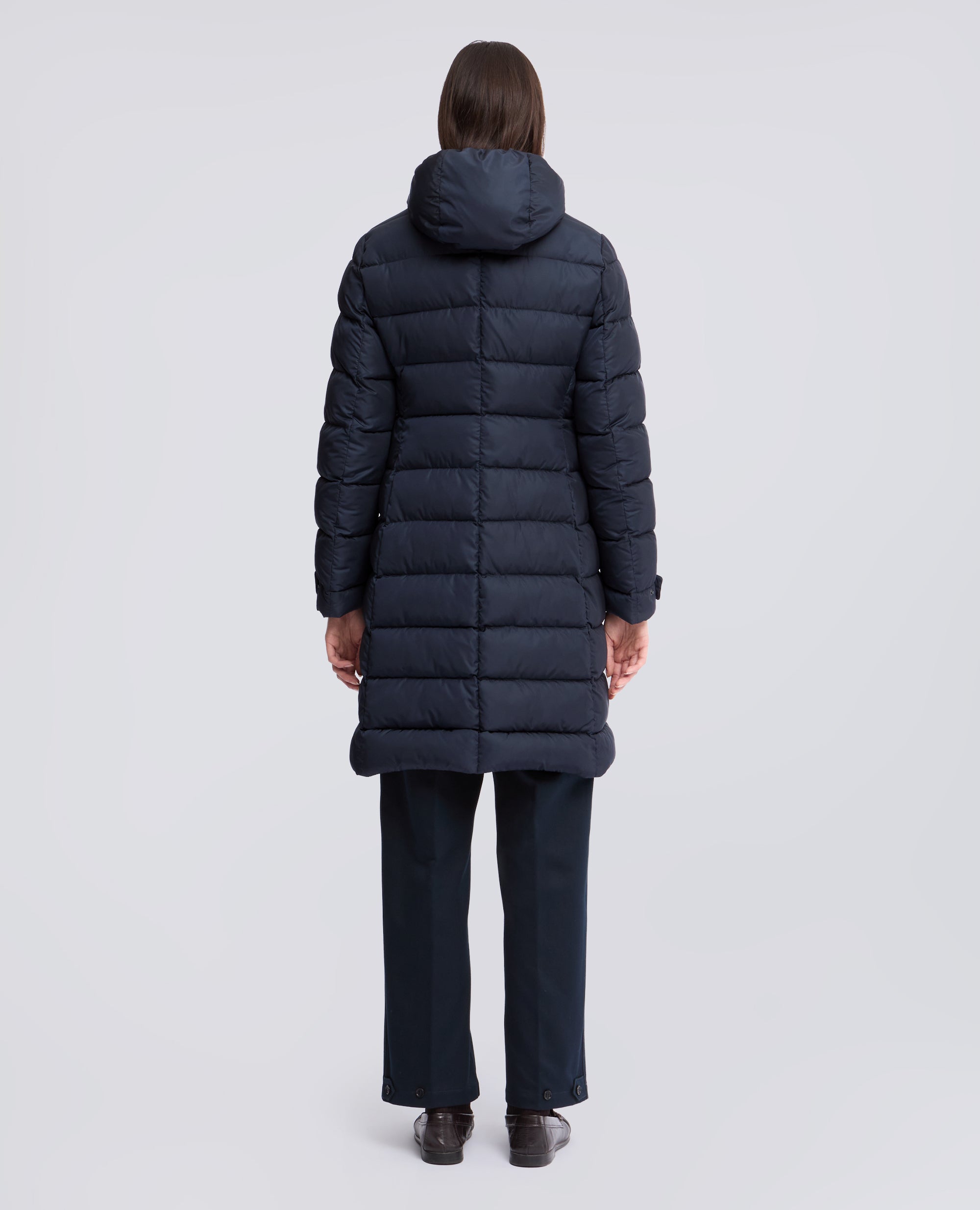 CAPPOTTO TRAPUNTATO IN NYLON RICICLATO - BLU - ASPESI