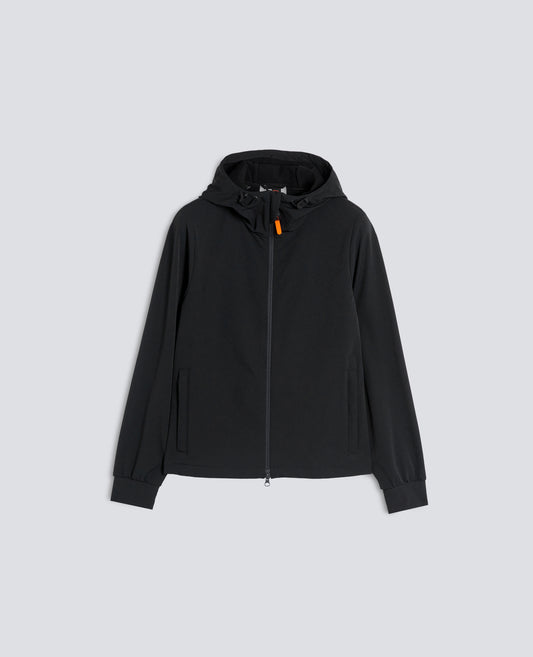 BLOUSON EN NYLON COMFORT - NOIR - ASPESI