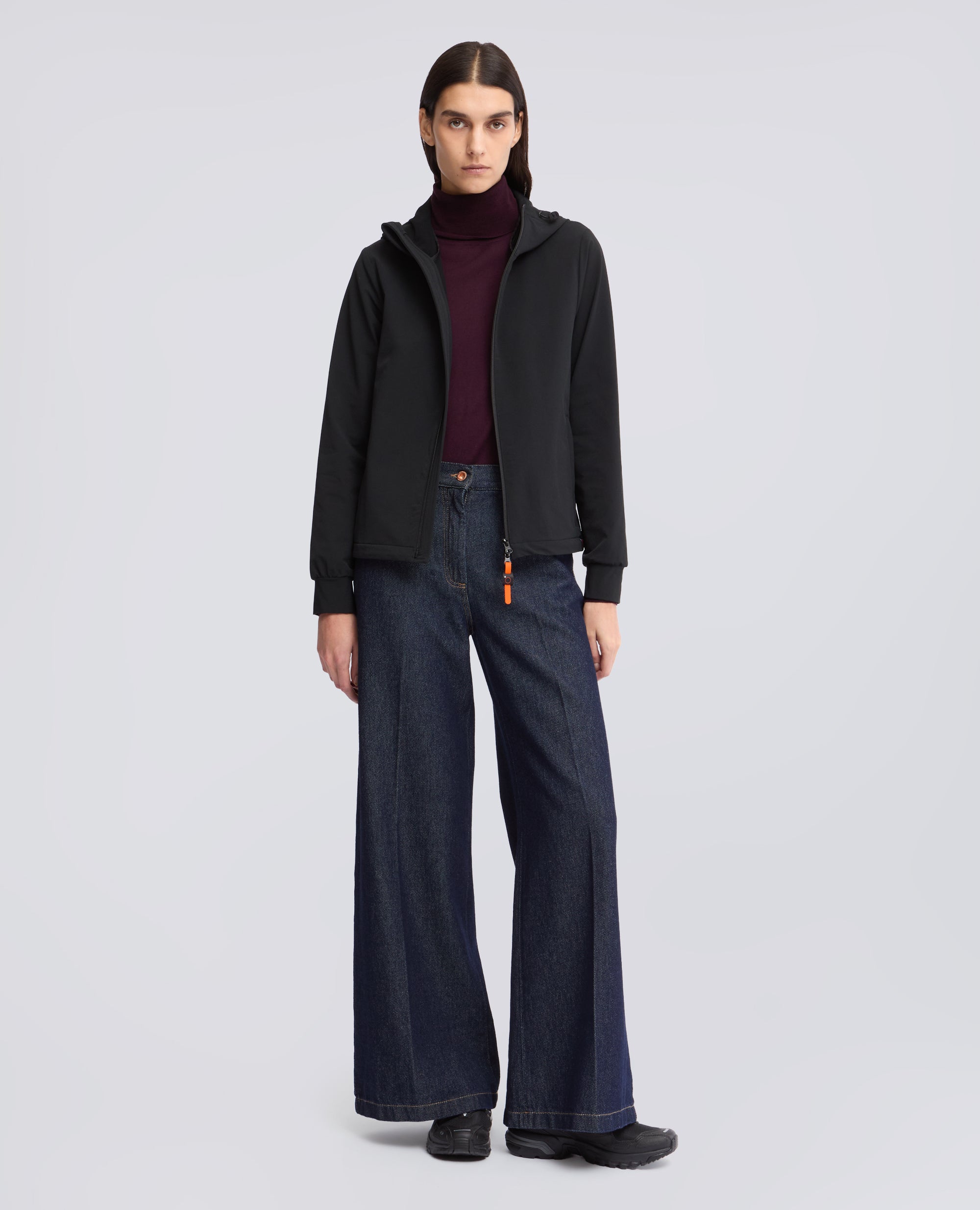 GIUBBOTTO IN NYLON COMFORT - NERO - ASPESI