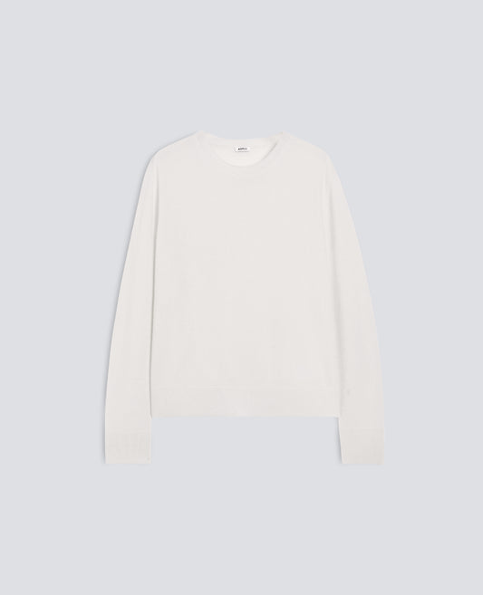 JERSEY DE CACHEMIRA CON CUELLO REDONDO - NATURALE - ASPESI