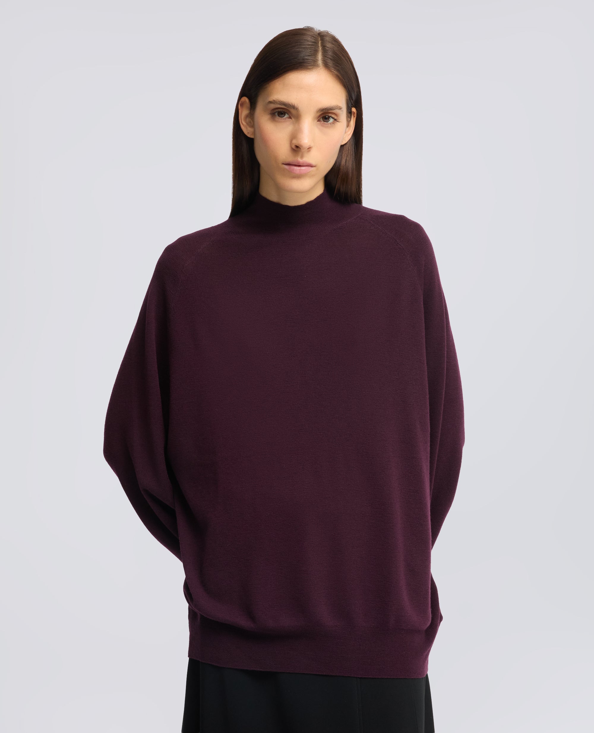 MAGLIA DOLCEVITA IN LANA MERINO - ROSSO - ASPESI