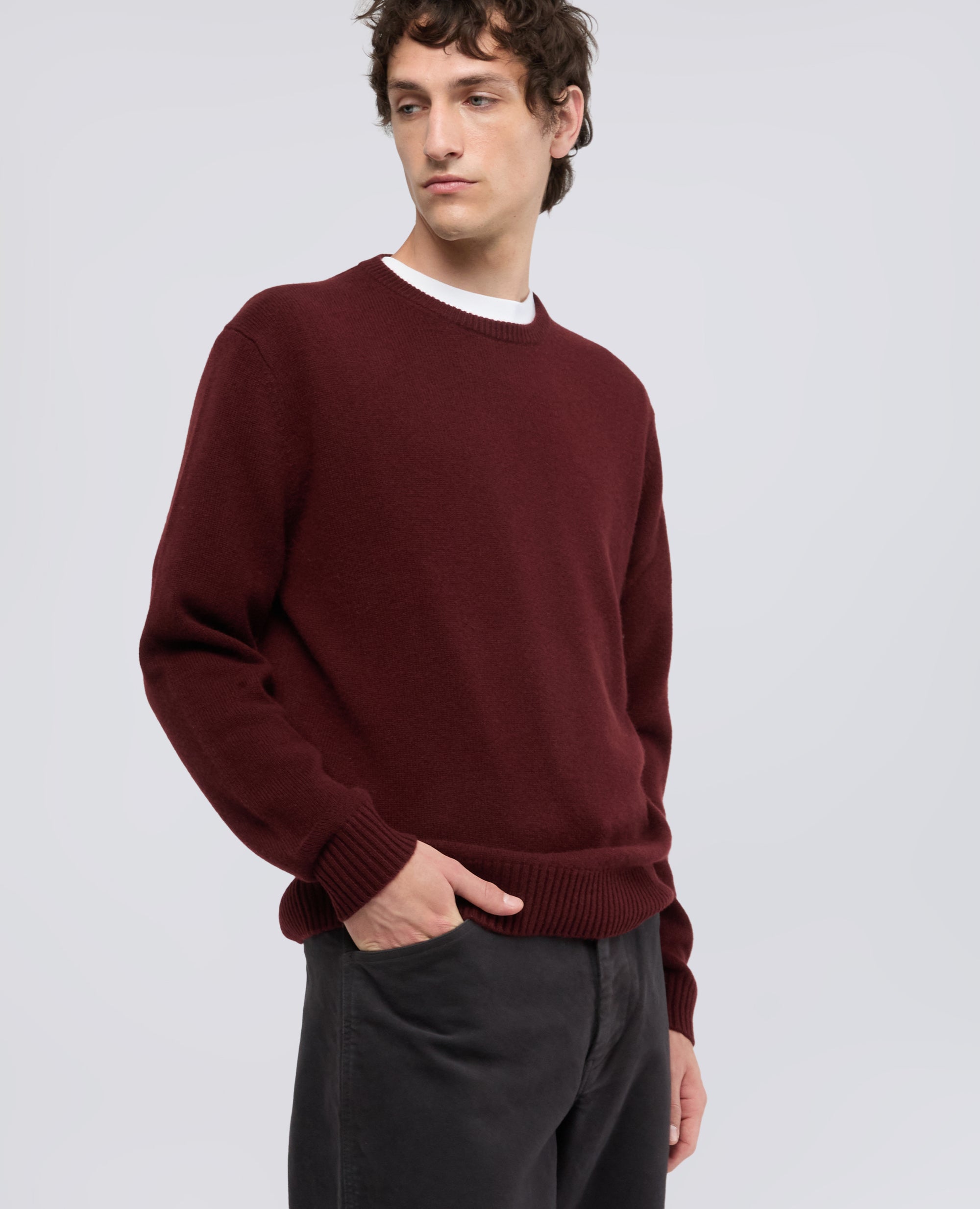 MAGLIA GIROCOLLO IN CASHMERE - ROSSO - ASPESI