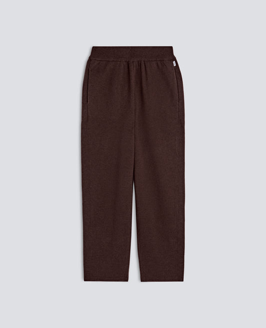 WOOL AND COTTON TROUSERS - BROWN - ASPESI