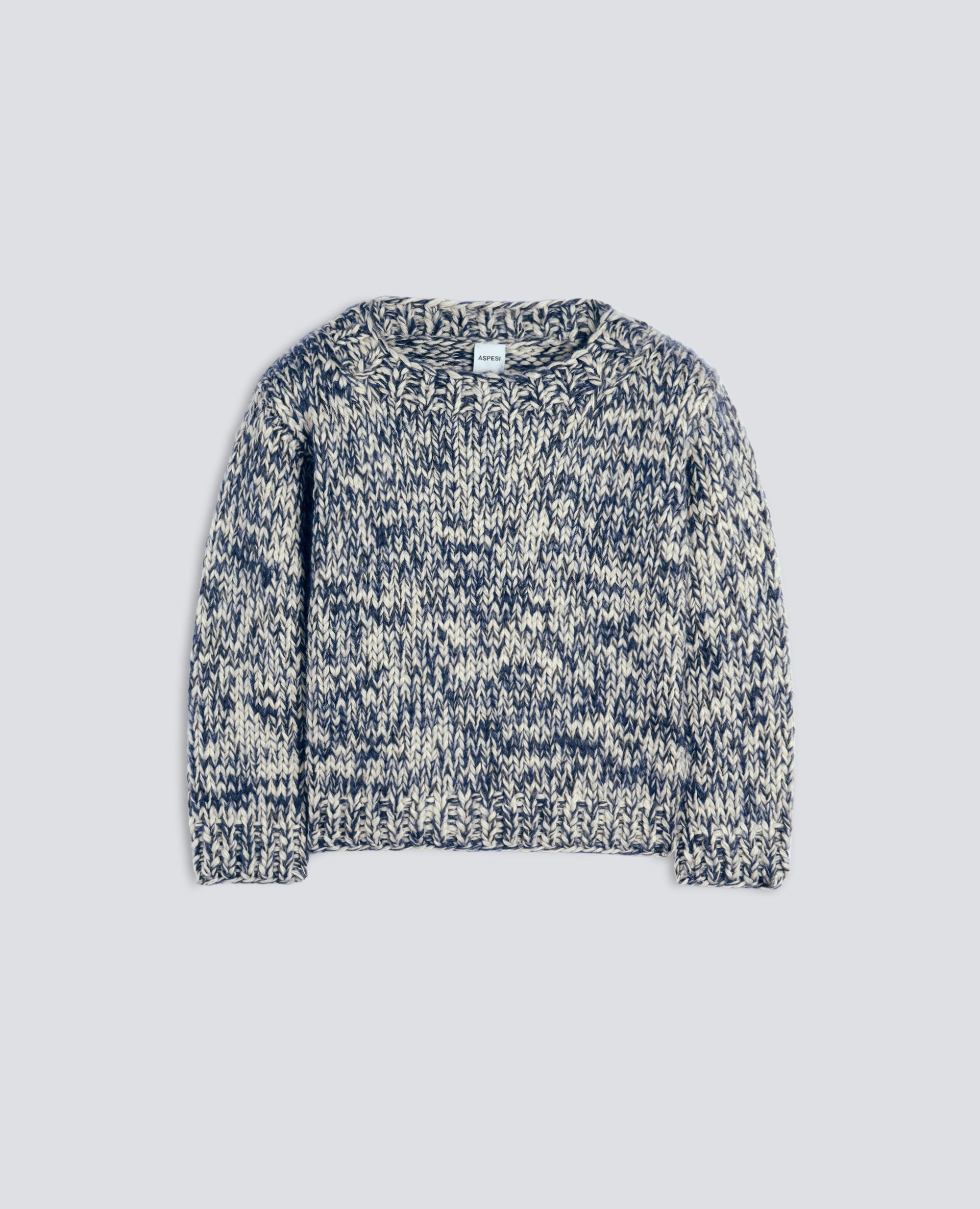 MAGLIA IN LANA VERGINE E MOHAIR FATTA A MANO - MULTICOLOR - ASPESI