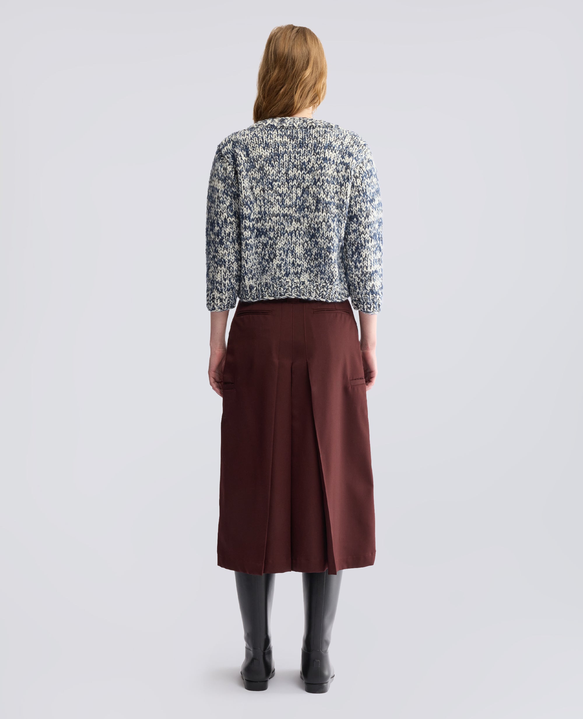 MAGLIA IN LANA VERGINE E MOHAIR FATTA A MANO - MULTICOLOR - ASPESI