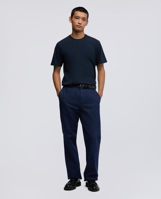 T-SHIRT IN JERSEY DI COTONE - BLU - ASPESI