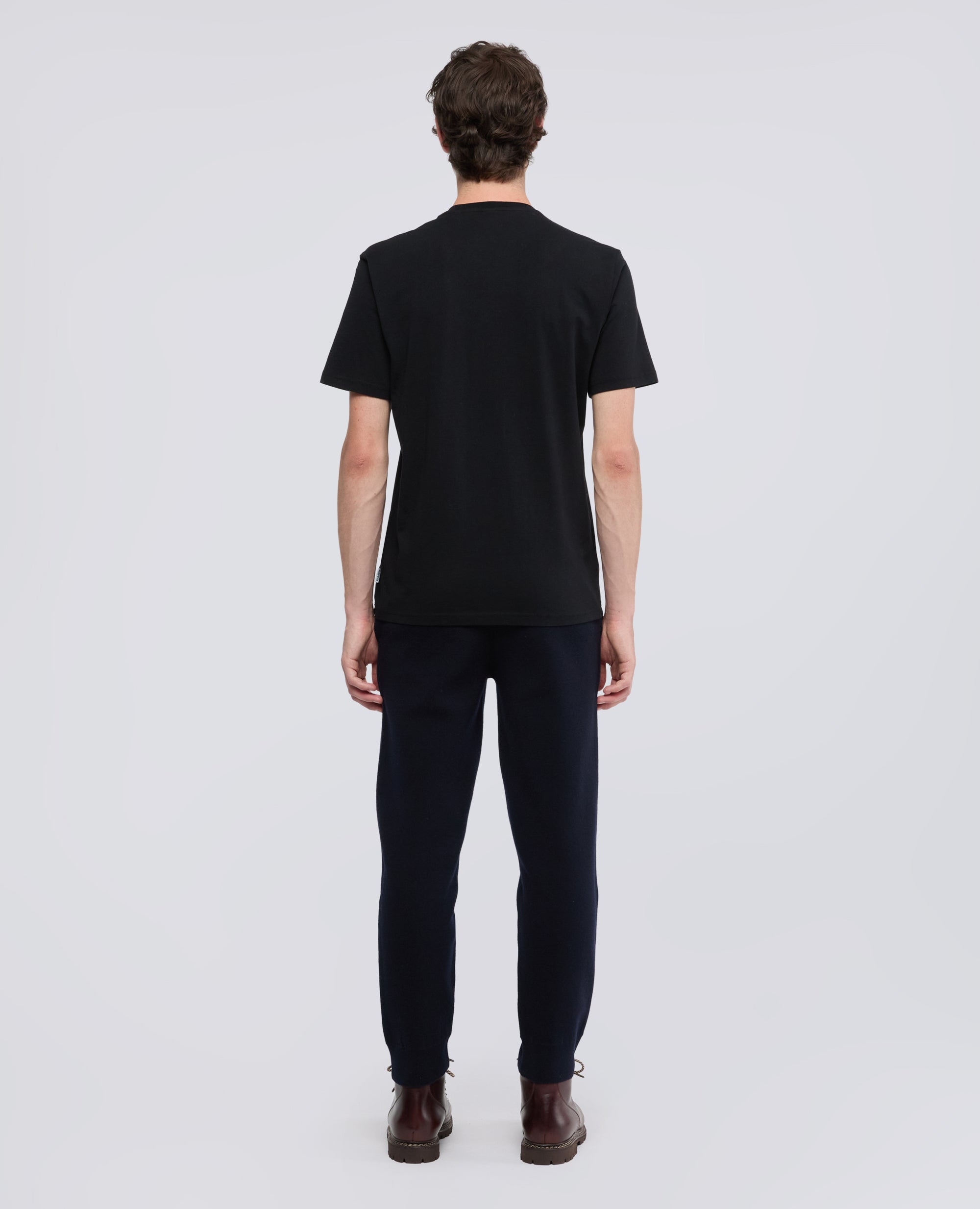 BAUMWOLLJERSEY-T-SHIRT - NERO - ASPESI