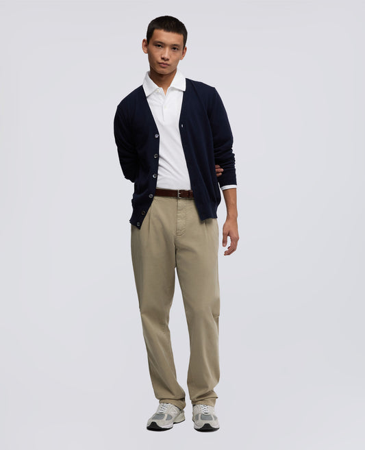 LUIGI COTTON JERSEY POLOSHIRT - BIANCO - ASPESI
