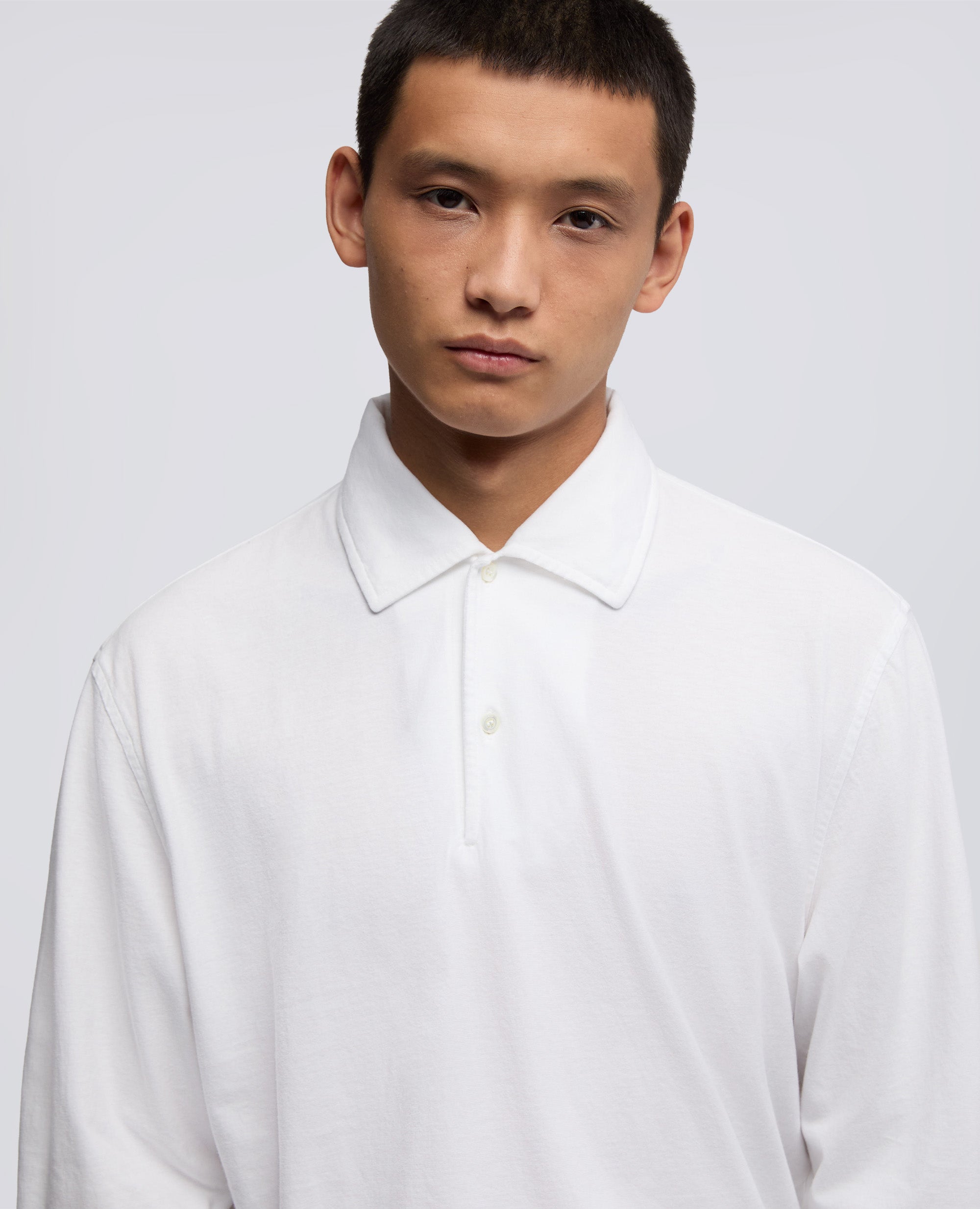 CAMISETA POLO DE ALGODON LUIGI - BIANCO - ASPESI
