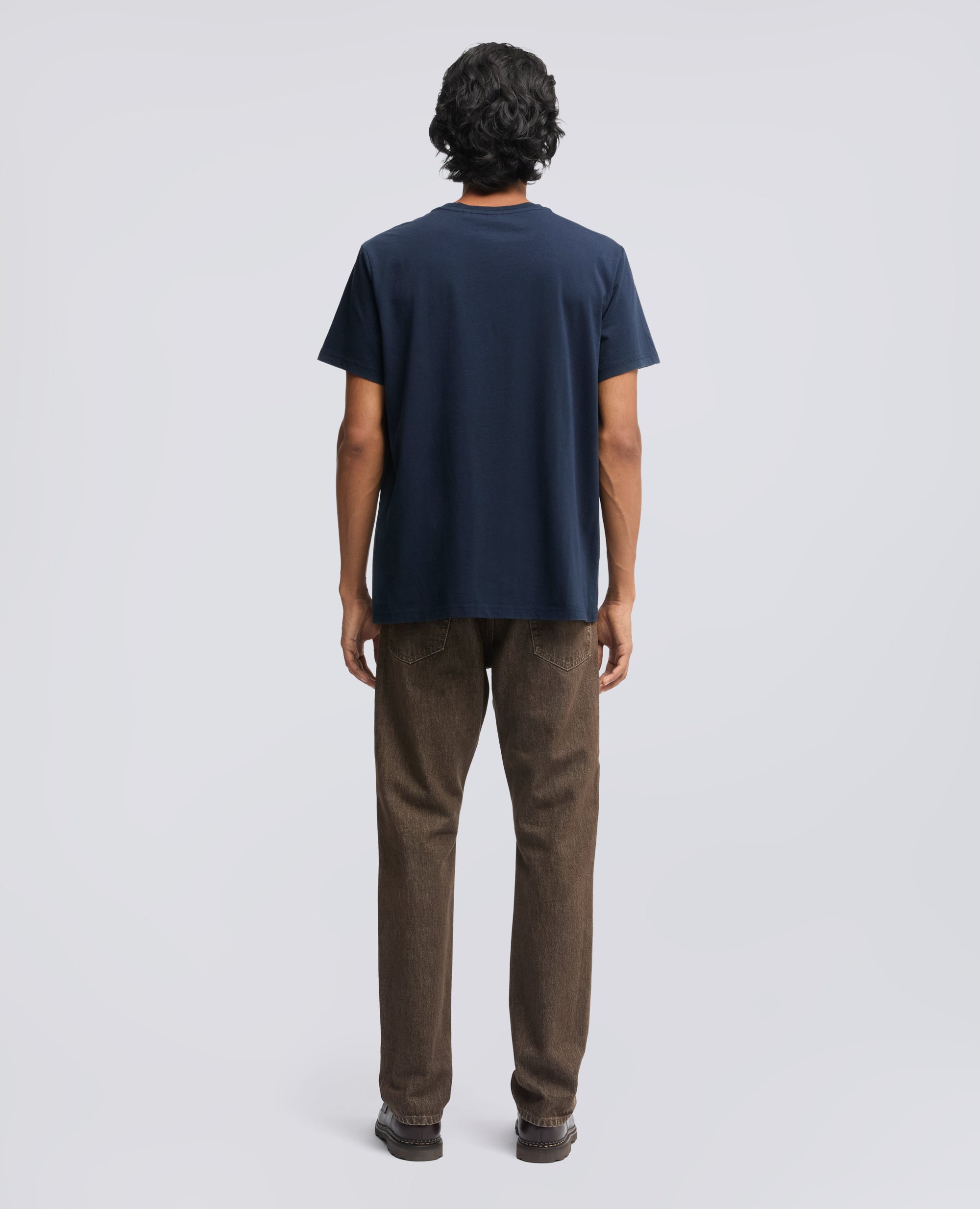 CAMISETA DE JERSEY DE ALGODON CON ESTAMPADO <SILENZIO> - BLU - ASPESI